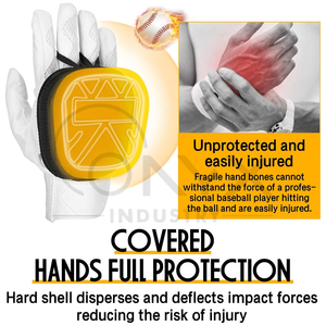 Protector de Mano de Béisbol Profesional, Duradero y de Primera Calidad, Ligero, de Alto Rendimiento, Resistente a Impactos, Transpirable y con Ajuste Seguro para Bateo - Product Image 3