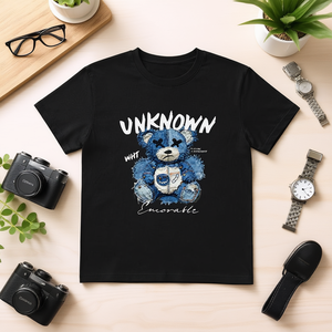 T-Shirt Unisex Casual Personalizzata in 100% Cotone 210 GSM con Logo Stampato DTG sul Davanti - Product Image 3