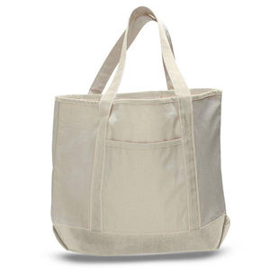 Sac fourre-tout en toile qui s'intègre dans des environnements professionnels ou décontractés offrant un caractère pratique avec un design minimaliste intemporel - Product Image 1