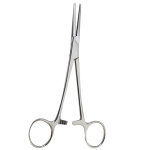 Hemostatic <b>Bent</b>-<b>Nose</b> Fishing Locking Elbow Curved <b>Forceps</b> Stainless Steel Manual CE Certified Premium Quality Class II Surgical - Product Image 4