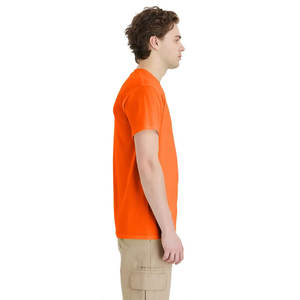 Camiseta de algodón y poliéster mejor valorada para hombres, camisetas informales y elegantes de estilo sólido de manga corta de peso pesado personalizadas - Product Image 6