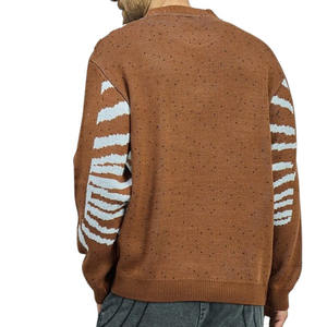 Sudaderas con logotipo de mezcla de algodón transpirable con diseño tejido personalizado al por mayor para hombre, Jersey ligero, diseño moderno - Product Image 2