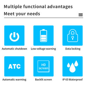Compteur de stylo d'essai de PH portable AZ8694 de haute précision - Product Image 4
