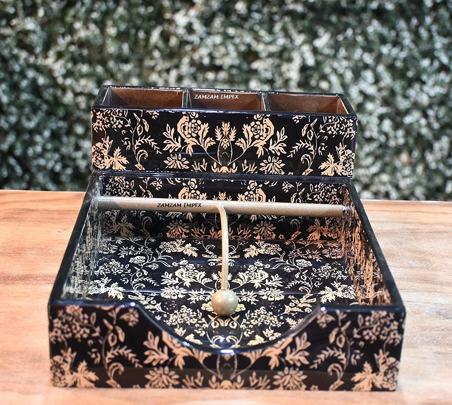 black Floral Pattern