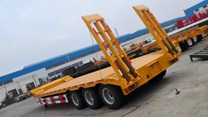 Semirremolque de Plataforma Baja de 60 Toneladas con Suspensión Cantilever, Dos Líneas, Cuatro Ejes - Product Image 6