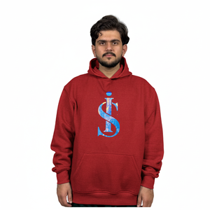 Sweat à capuche personnalisable en coton lourd 100% - Motif uni en polaire - Broderie respirante - Sweat-shirts basiques - Product Image 1