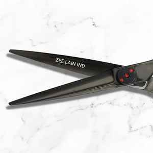 Professional Matte Black 5.5\" Hair Cutting Shears Japanese Steel Stainless Steel <b>Blade</b> Sharp and Durable Design for <b>Barbers</b> - Product Image 3