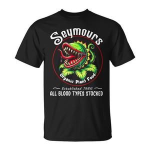 T-shirt vintage promozionale con stampa di piante organiche in stile retrò, abbigliamento horror, divertente e originale - Product Image 1