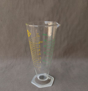 กระบอกแก้ววิทยาศาสตร์ฐานหกเหลี่ยมแบบมีสเกลคู่ ขนาด 500 มล.  เครื่องมือวัดที่เป็นมิตรกับสิ่งแวดล้อม สำหรับใช้ในห้องปฏิบัติการและที่บ้าน - Product Image 5