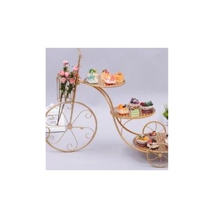Antique Style Metal <b>Cupcake</b> <b>Stand</b> With Floral Detailing Adds A Unique Vintage Look To Any Dessert Bar Or Display Table - Product Image 1