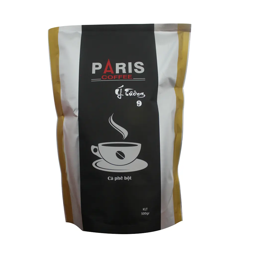 Cream Flavor Organic Cultivation PARIS 09 Ground Coffee With Butter & Salt Typical Taste Produced In Vietnam