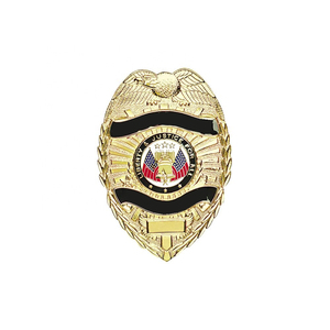 Chất lượng hàng đầu nhà sản xuất nhà máy tùy chỉnh thiết kế tùy chỉnh insigne En kim loại ve áo men Pin an ninh đồng phục phù hiệu - Product Image 2