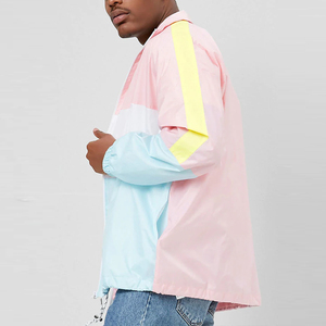 Veste coupe-vent personnalisée de haute qualité, légère, résistante à l'eau, avec fermeture éclair, pour hommes et femmes, sports de plein air - Product Image 2