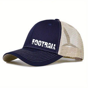 Casquette en maille réglable Snapback 100% coton motif brodé-Casquette d'extérieur à la mode décontractée pour la plage et de nombreuses occasions - Product Image 5