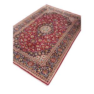 Alfombras de Seda Anudadas a Mano Gulmarg, Grandes, Rojas y Naranjas, con Diseño de Medallón Rectangular y Patrones de Rompecabezas para el Hogar, Pae-5614, para Sala de Estar y Pasillo - Product Image 2