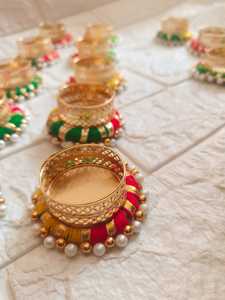 Portavelas de luz de té multicolor, favores festivos de boda, soportes de luz de té a granel, Diwali y regalo de inauguración de la casa, decoración India única - Product Image 4