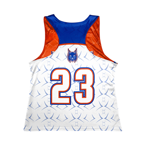 OEM Custom Women Lacrosse Pinnies Sublimated Quick Dry Reversible <b>Mesh</b> Racerback Pinnies Made With 100% Polyester Fabric - Product Image 2