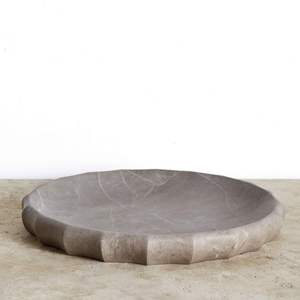 Plateau ovale en résine blanche effet marbre élégant plateau de service décoratif pour la maison et la cuisine DERNIERS PLATEAUX - Product Image 2