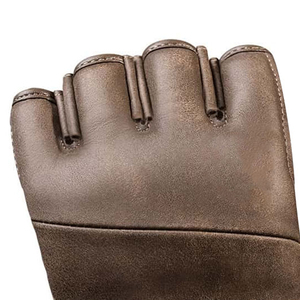 Gants de MMA en cuir de haute qualité professionnels, design à doigts ouverts, personnalisables, équipement d'entraînement aux arts martiaux, grappling, anti-humidité - Product Image 6