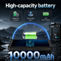 Tablette industrielle portable CENAVA 10 pouces IP68 Android 16 8+128 Go, caméra 8MP+16MP, NFC, UHF personnalisé, 4G LTE, RS232, tablette robuste