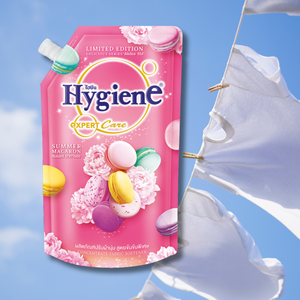 Soins experts 480ml adoucissant auxiliaire d'hygiène délicieux Macaron parfum été nettoyants liquides pour tissus pour machines à laver - Product Image 1