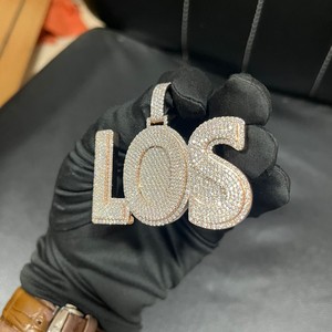 Bijoux fins personnalisés VVS Iced out Moissanite Pendentif Pass Diamond Tester Style Hip Hop pour cadeau - Product Image 3