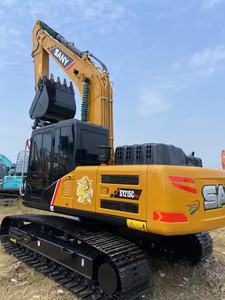 Excavatrice sur chenilles Sany 215C d'occasion, 90% neuve, puissante, excellent état, 21 tonnes, moteur hydraulique, composants de transmission, roulements, vente - Product Image 4