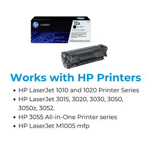 Cartucho de Tóner Negro Original HP para LaserJet 12A con Chip Q2612A para Impresoras HP - Product Image 4