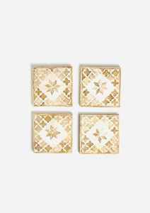 Posavasos de Hueso Incrustado al por Mayor, Seguros para Uso Doméstico, Artesanía India, Artículos para el Hogar, Diseño de Lujo Hecho a Mano - Product Image 3