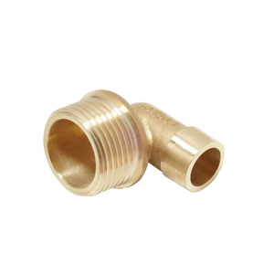 Factory <b>Outlet</b> Brass Long Male Thread Wall Plated Pressing Elbow for Plumbing Sanitation and <b>Shower</b> - Product Image 2