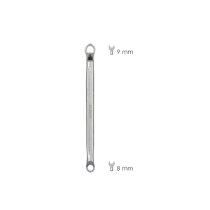 Chiave a Stella Plus Offset in Acciaio Cromo Vanadio 8x9 DIN 838 - Product Image 2