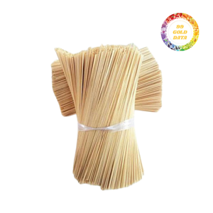 Brochetas de bambú natural para barbacoa, carne, fruta y comida, palitos desechables duraderos y ecológicos a granel - Product Image 3