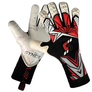 Gants de gardien de but de football professionnels avec logo personnalisé, paume Giga Grip et design imprimé - Product Image 5