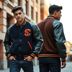 Chaqueta universitaria reflectante personalizada de alta visibilidad, carcasa de nailon, impermeable, abrigo Letterman, uniforme de trabajo de seguridad, equipo deportivo a granel - Product Image 4