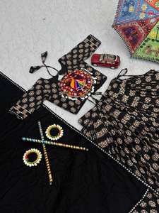 Navratri Lehenga Choli Set <b>for</b> <b>Women</b> Embroidered Traditional Garba Ghagra Chaniya Choli Festival Wear Indian <b>Ethnic</b> <b>Dress</b> - Product Image 6