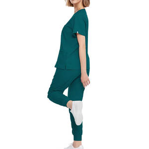 Conjunto de Uniforme Médico Ligero y Transpirable Unisex, Parte Superior + Pantalones, para Hospital, Clínica, Personal Médico, OEM, ODM - Product Image 4