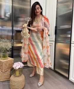 Ropa de noche elegante y sexy para niñas, proveedor al por mayor, moda informal, compra a granel en línea, vestidos indios paquistaníes, algodón de seda - Product Image 4