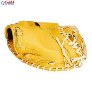 ถุงมือตีเบสบอลวัสดุหนังแท้ปรับแต่งสีโลโก้ได้ตามต้องการ - Product Image 6