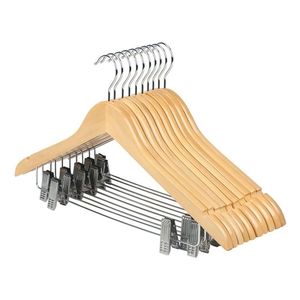 PERSONALIZADO HECHO A MANO MEJOR Estilo de boutique de alta calidad Percha de madera de loto de grado con muescas con percha de traje de barra - Product Image 5