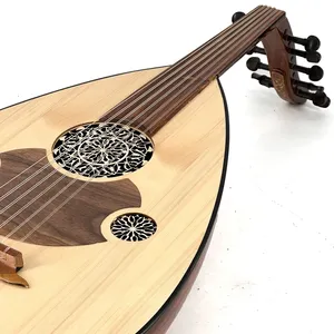 Oud Profesional de 11 Cuerdas - Lira Oriental Hecha a Mano con Madera de Caoba - Product Image 5
