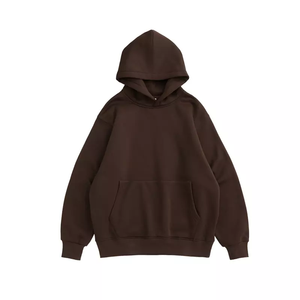 Pull à capuche en polaire pour hommes, vente en gros, décontracté, personnalisé, 100% coton, blanc - Product Image 1