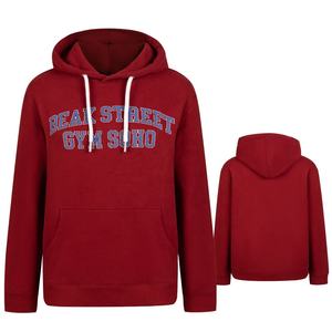 400Gsm a prueba de frío suave agrietado Puff estampado sudaderas al por mayor de algodón de los hombres de peso pesado térmico pulóver sudaderas con capucha - Product Image 1