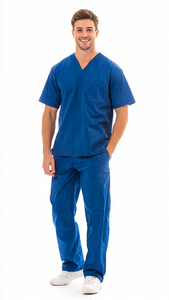 Uniforme Médico Quirúrgico de Manga Corta y Pantalones Jogger OEM, Uniforme de Enfermería Transpirable para Hospital, Uniformes Médicos para Hombres y Mujeres, Conjunto de Enfermera - Product Image 2