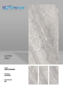 Carreaux de porcelaine 600x1200mm (24 "X48") Carreaux Choco Finition brillante Carreaux de porcelaine émaillée 60x120cm 600x600 Sol en marbre - Product Image 2