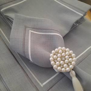 Anillos de servilletas, anillos de servilletas de ratán, anillos de servilletas de mimbre, Decoración de mesa - Product Image 4