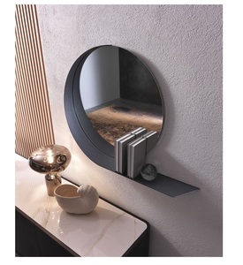 Espejo de pared decorativo superventas en forma de media madera, sala de estar de diseño hermoso de alta calidad - Product Image 3