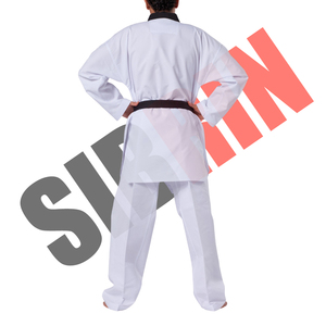 Uniforme de Taekwondo Unisex de calidad superior, logotipo/diseño personalizado ligero, uniforme de artes marciales coreanas, uniforme de Dobok de bajo precio, Judo - Product Image 3
