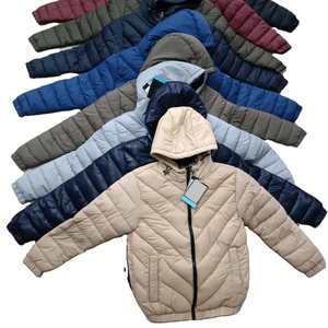 เสื้อแจ็กเก็ตมีฮู้ดสำหรับผู้ชายให้ความอบอุ่นในฤดูหนาวมีซิปจำนวนมาก - Product Image 5