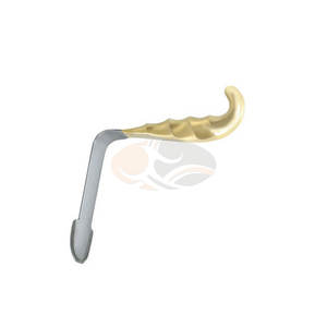Retractor para Cirugía de Senos de 36 mm con Dientes Espatulados, Mango Recubierto de Oro, Juego de Instrumentos Quirúrgicos Epstein para Retracción de Tejidos Blandos - Product Image 2