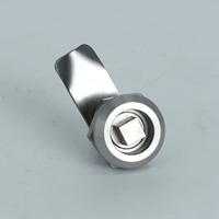 Serrure à came en acier inoxydable 16x14mm, serrure à clé à découpe ovale pour armoires électriques